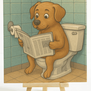 Tegel Hond Toilet